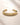 ENVYONE 18K Gold-Plated stainless steel open cuff bracelet displayed on a beige stone surface.