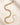 ENVYONE 18K Gold-Plated woven mesh bracelet with an adjustable extender chain on beige stone