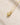 Closeup of ENVYONE 18K Gold Plated 925 Sterling Silver necklace with a minimalist polished teardrop pendant.