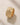 ENVYONE 18K Gold Plated wide-band statement ring featuring sculptural embossed detailing and a crystal accent.